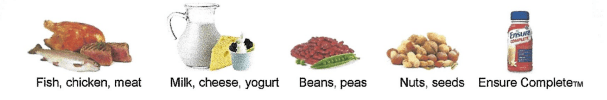 A picture of different types of beans and peas.
